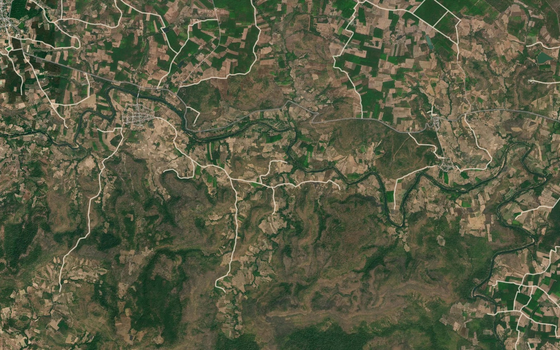 Satellite map of the Huai Po