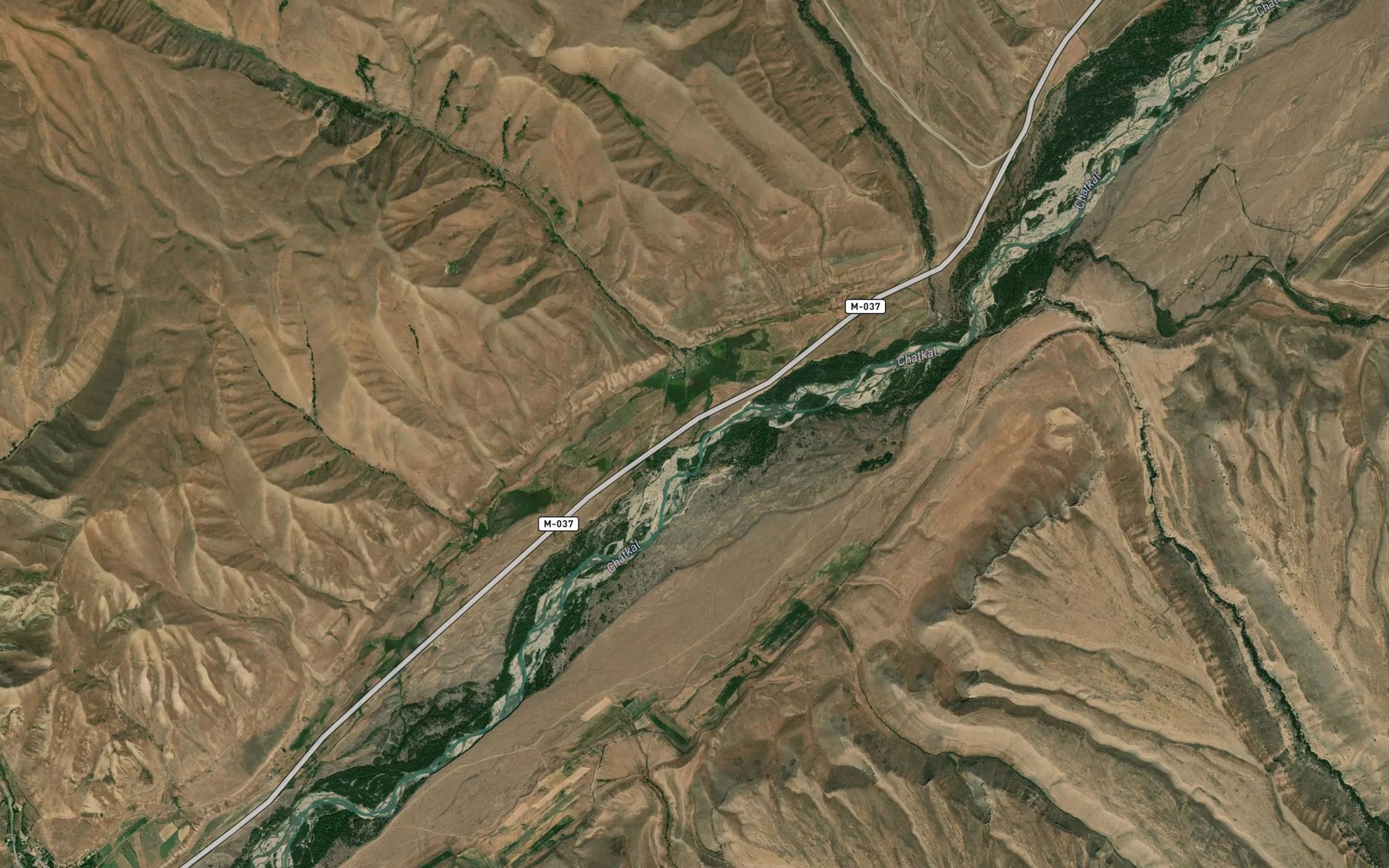 Satellite map of the Toretal