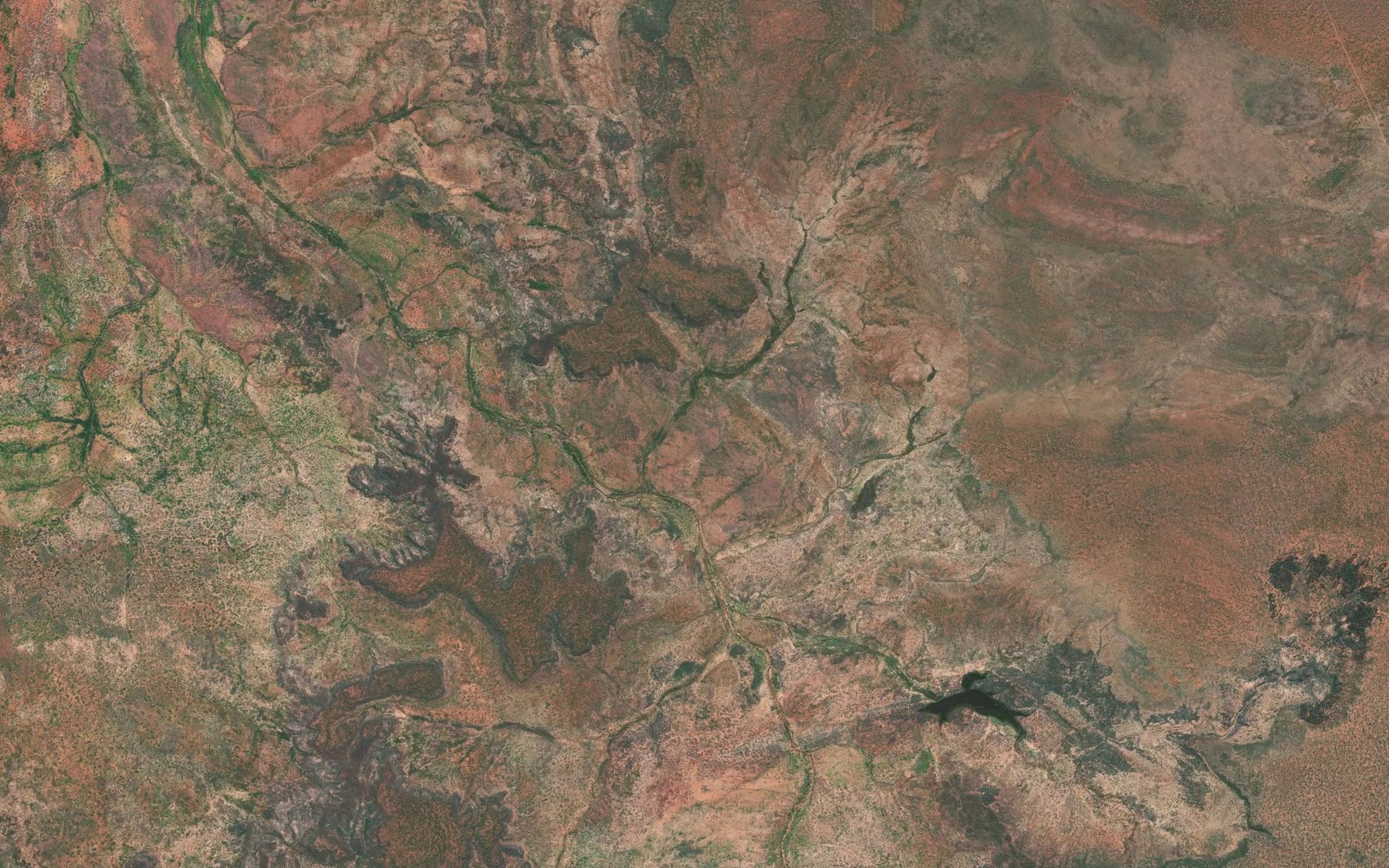 Satellite map of the Johnstone Spring