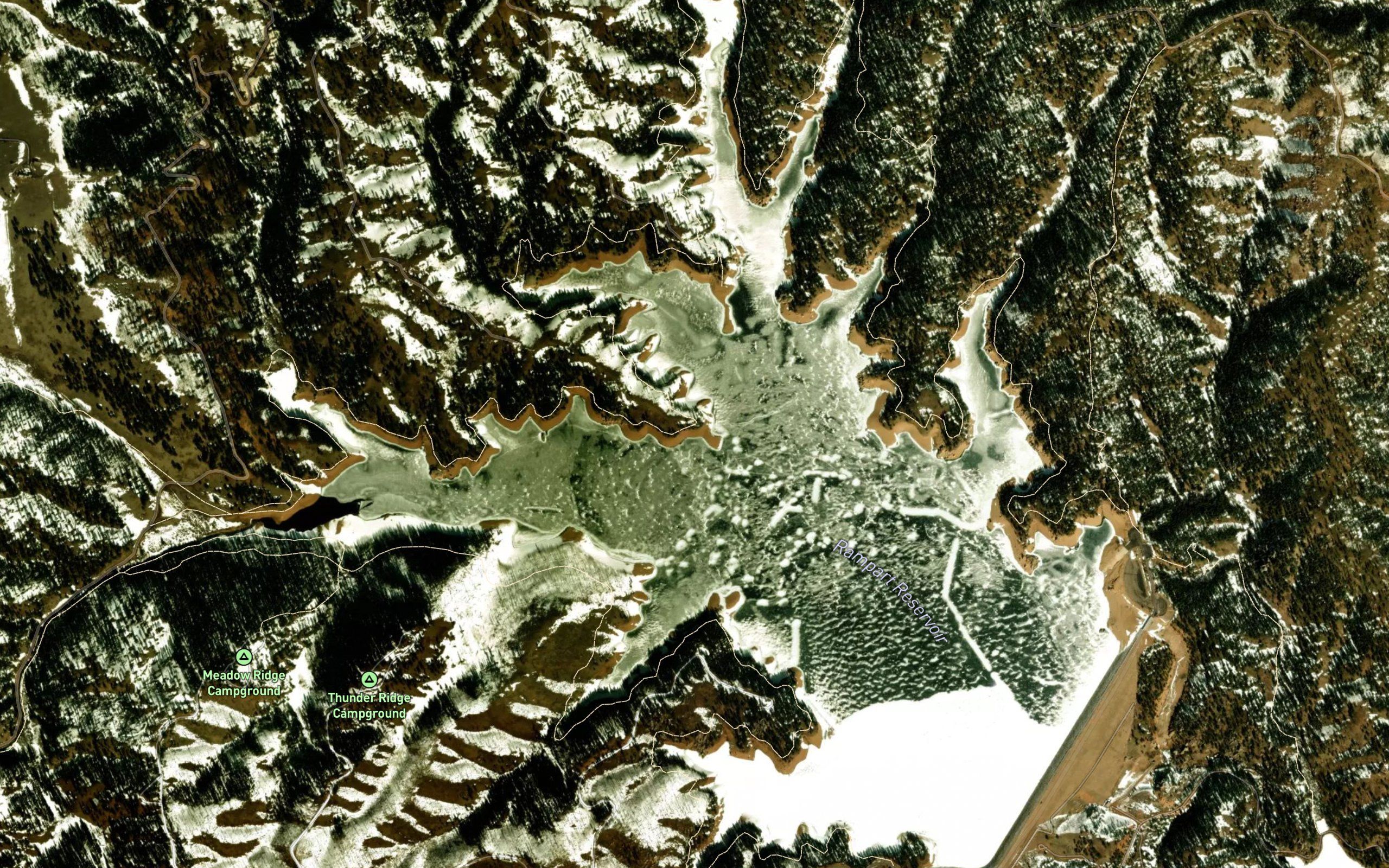 Rampart Reservoir