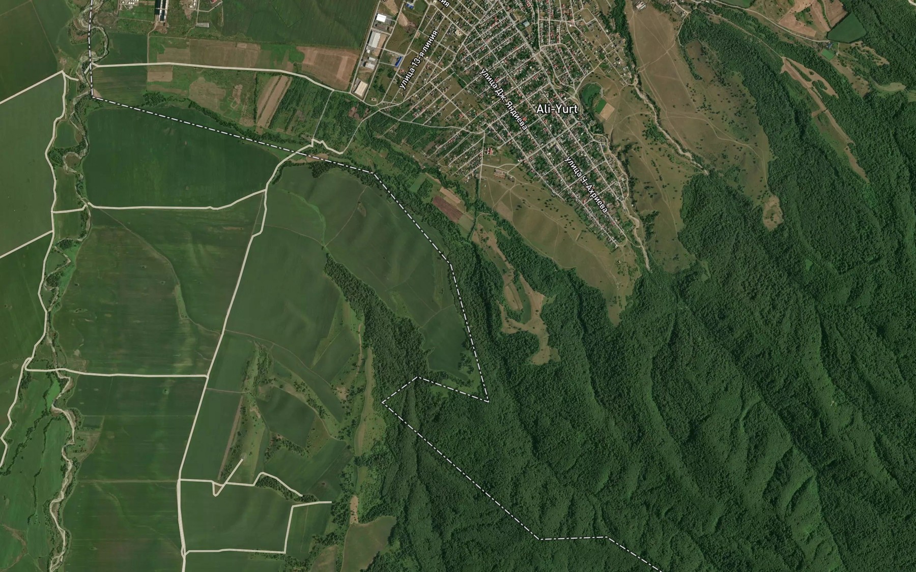 Satellite map of the Balka Dudovaya