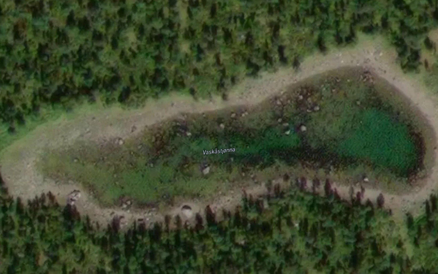 Satellite map of the Vaskastjorna