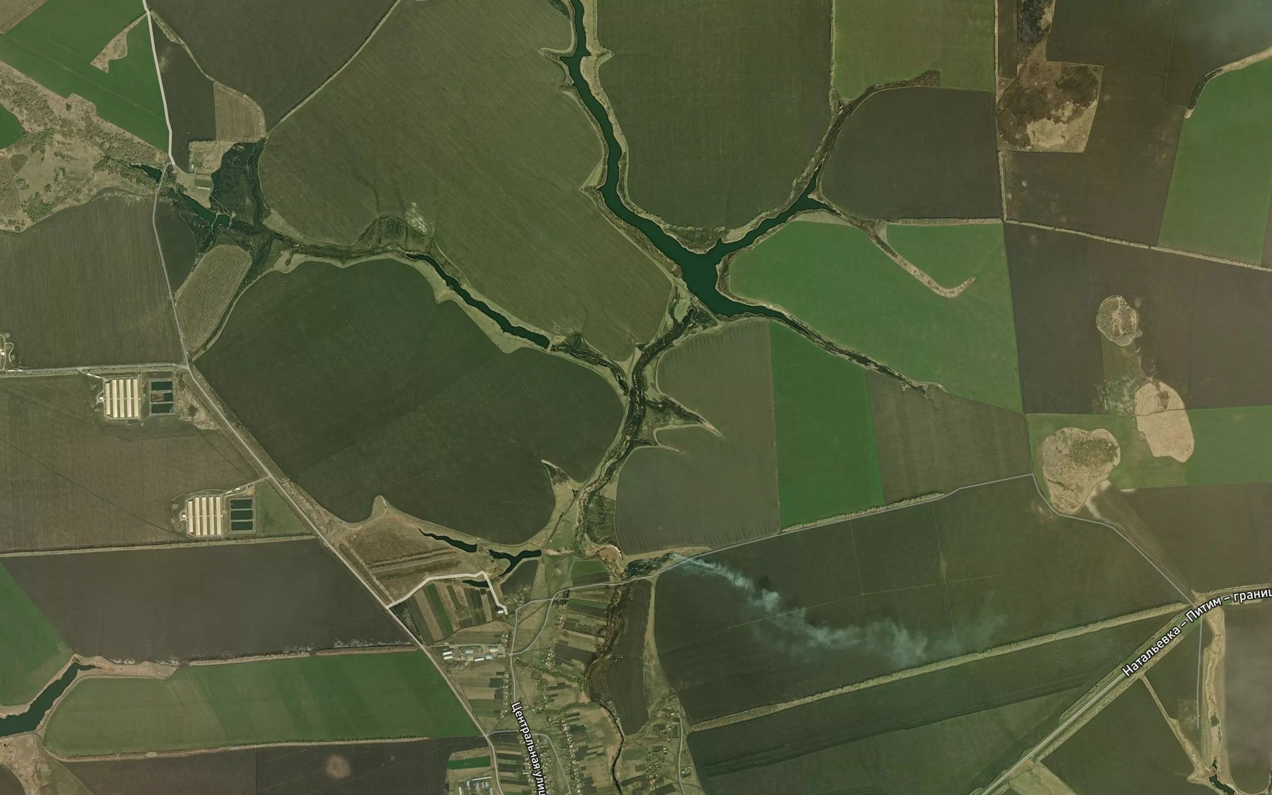 Satellite map of the Dubovyy