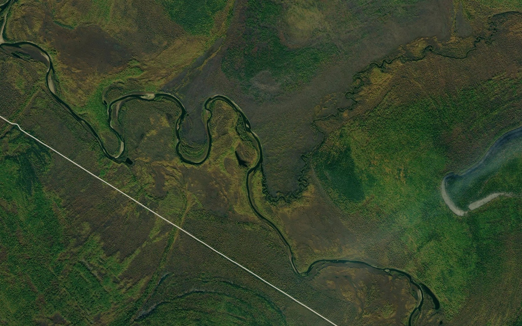 Satellite map of the Oktaly