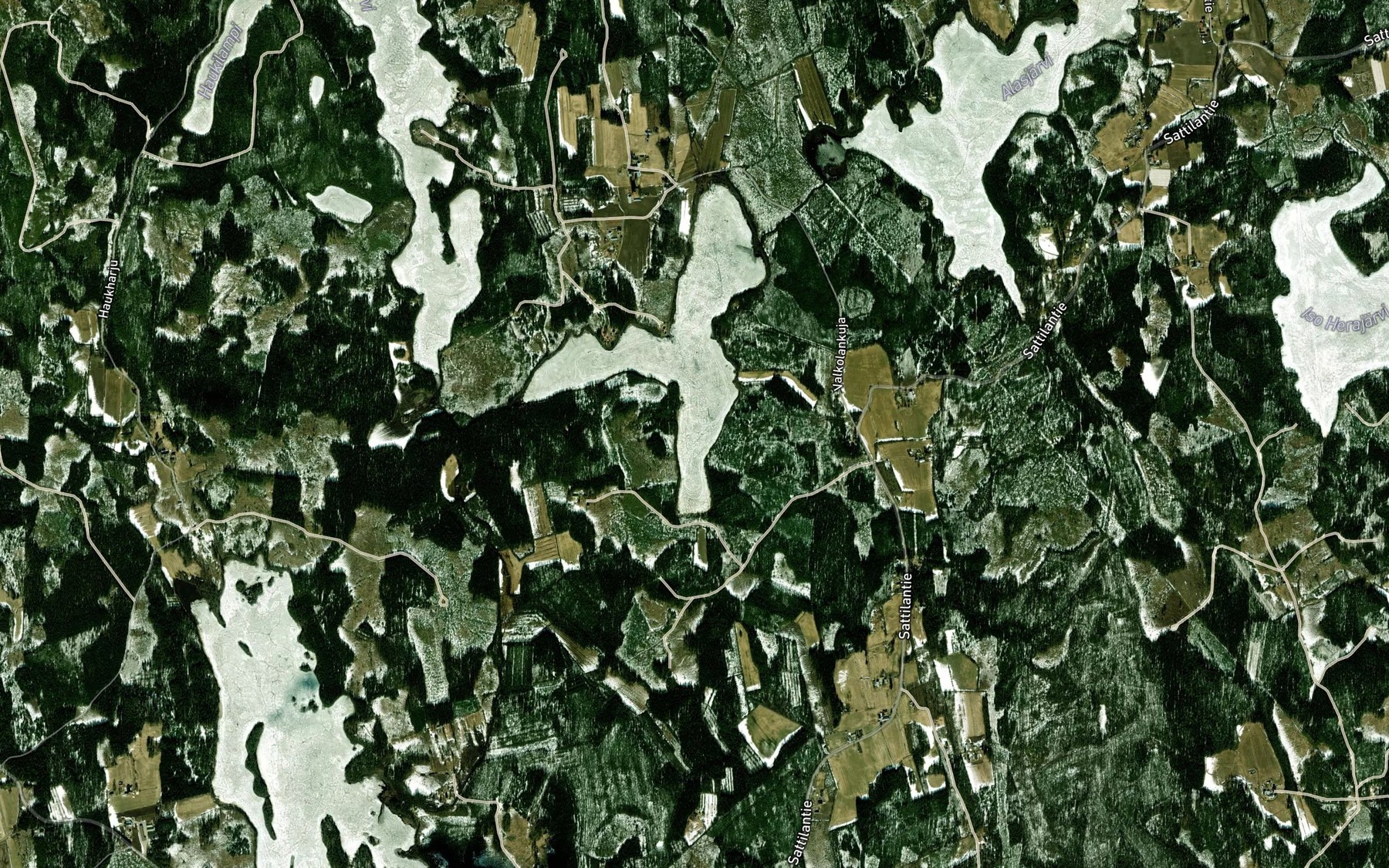 Satellite map of the Pirttilahti