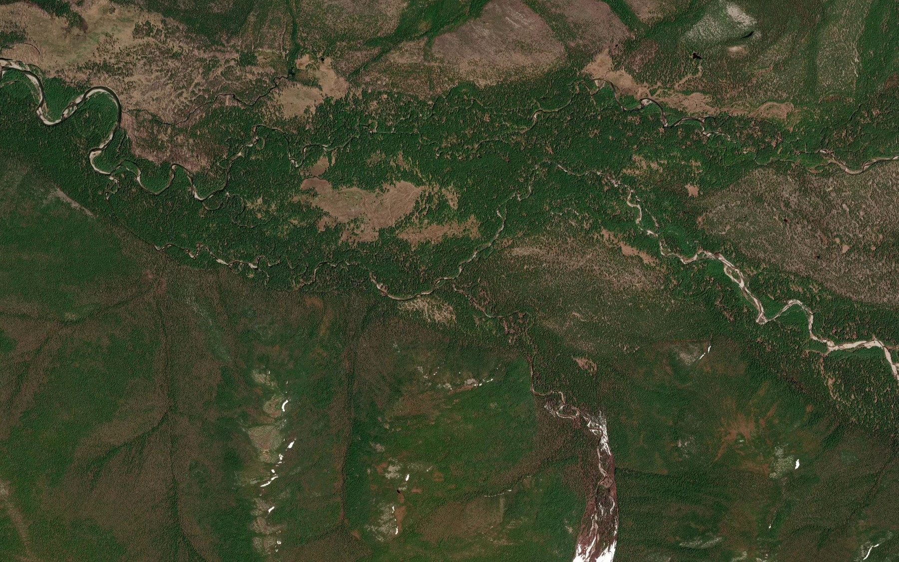 Satellite map of the Rogatyy