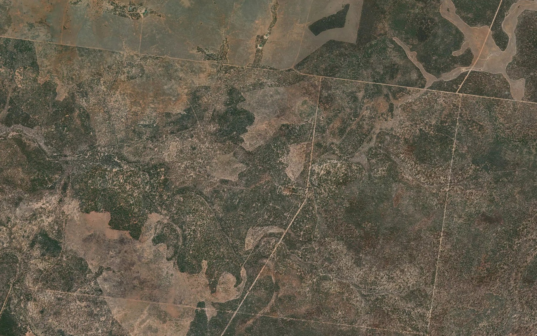 Satellite map of the Bungle Creek