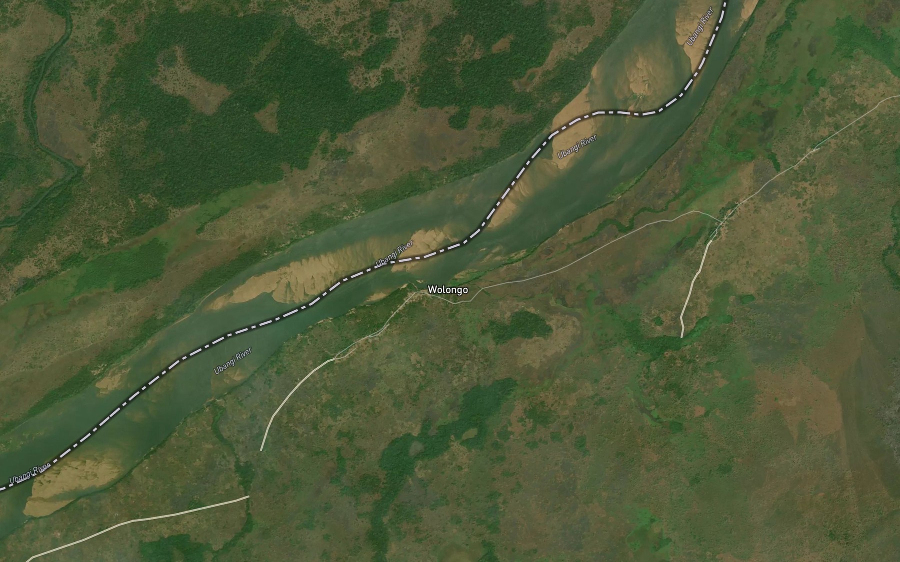 Satellite map of the Gumba