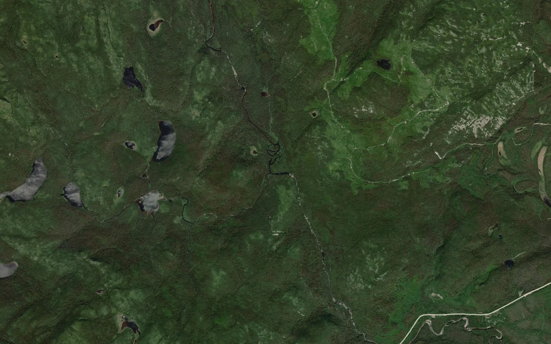 Satellite map of the Ruisseau Saint-Michel
