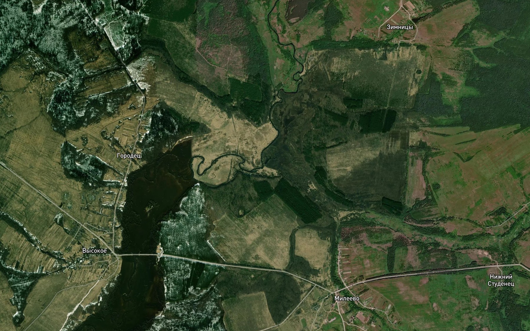 Satellite map of the Snopot'