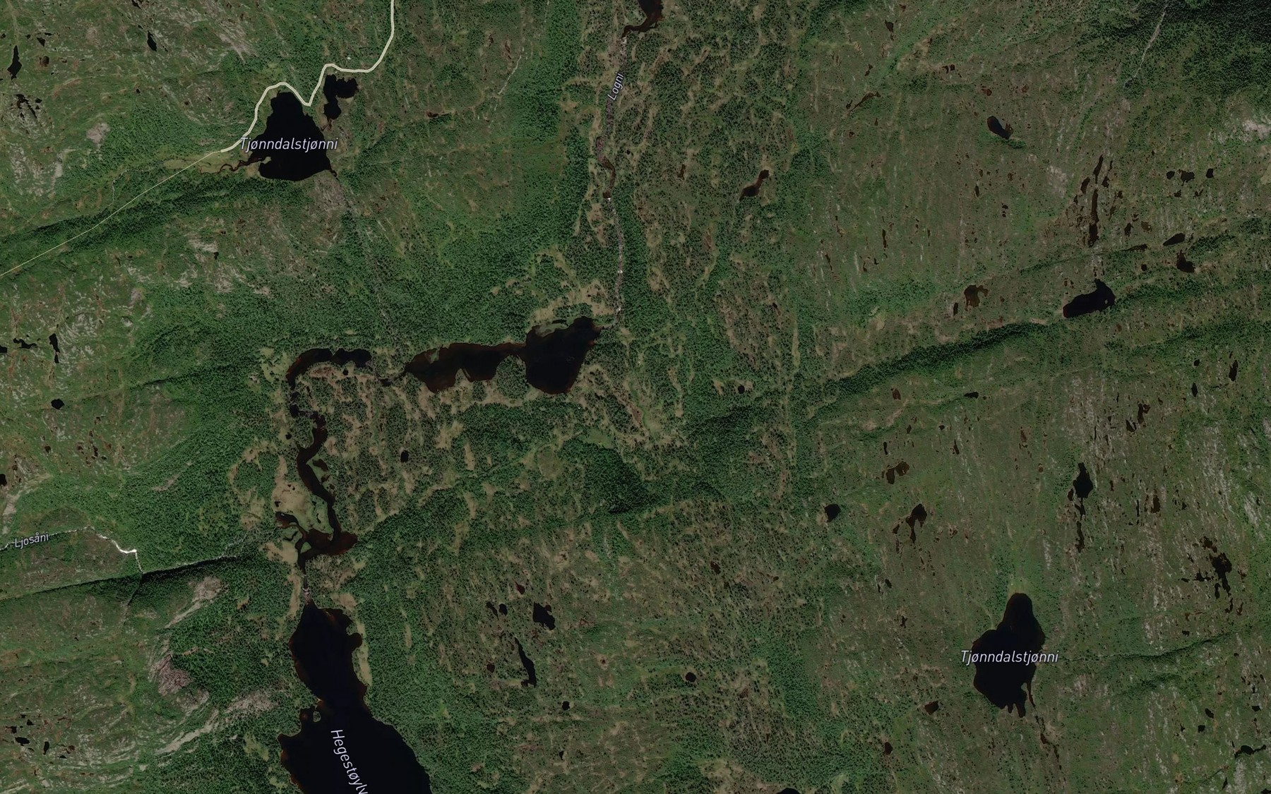 Satellite map of the Sendingsfetbekken
