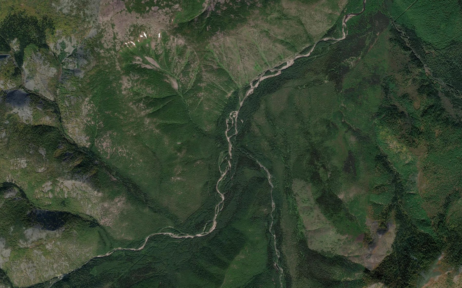 Satellite map of the Chukinda-Makit