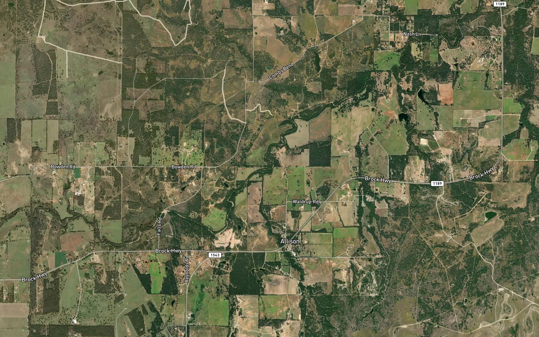 Satellite map of the Killing Branch