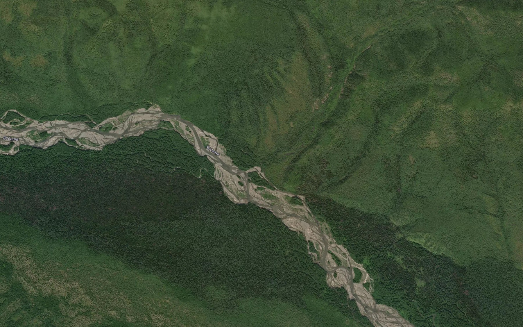 Satellite map of the Uteken