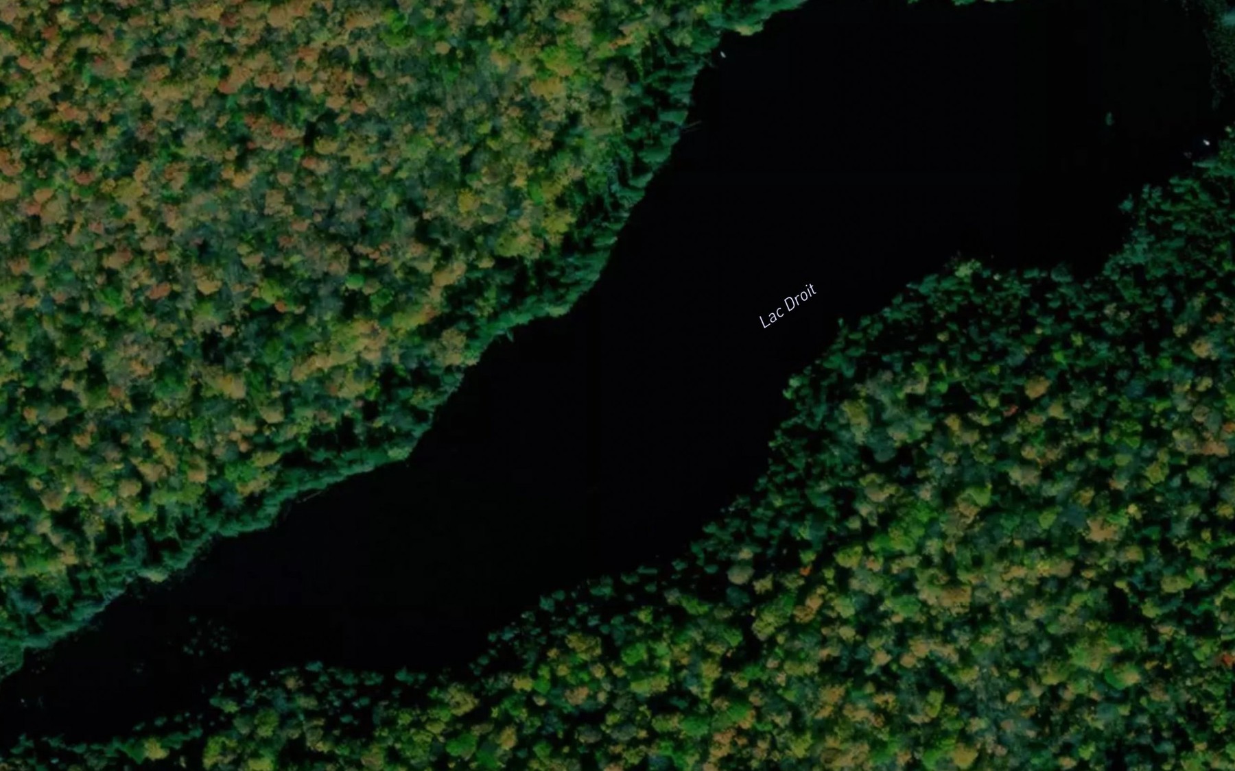 Satellite map of the Lac Droit