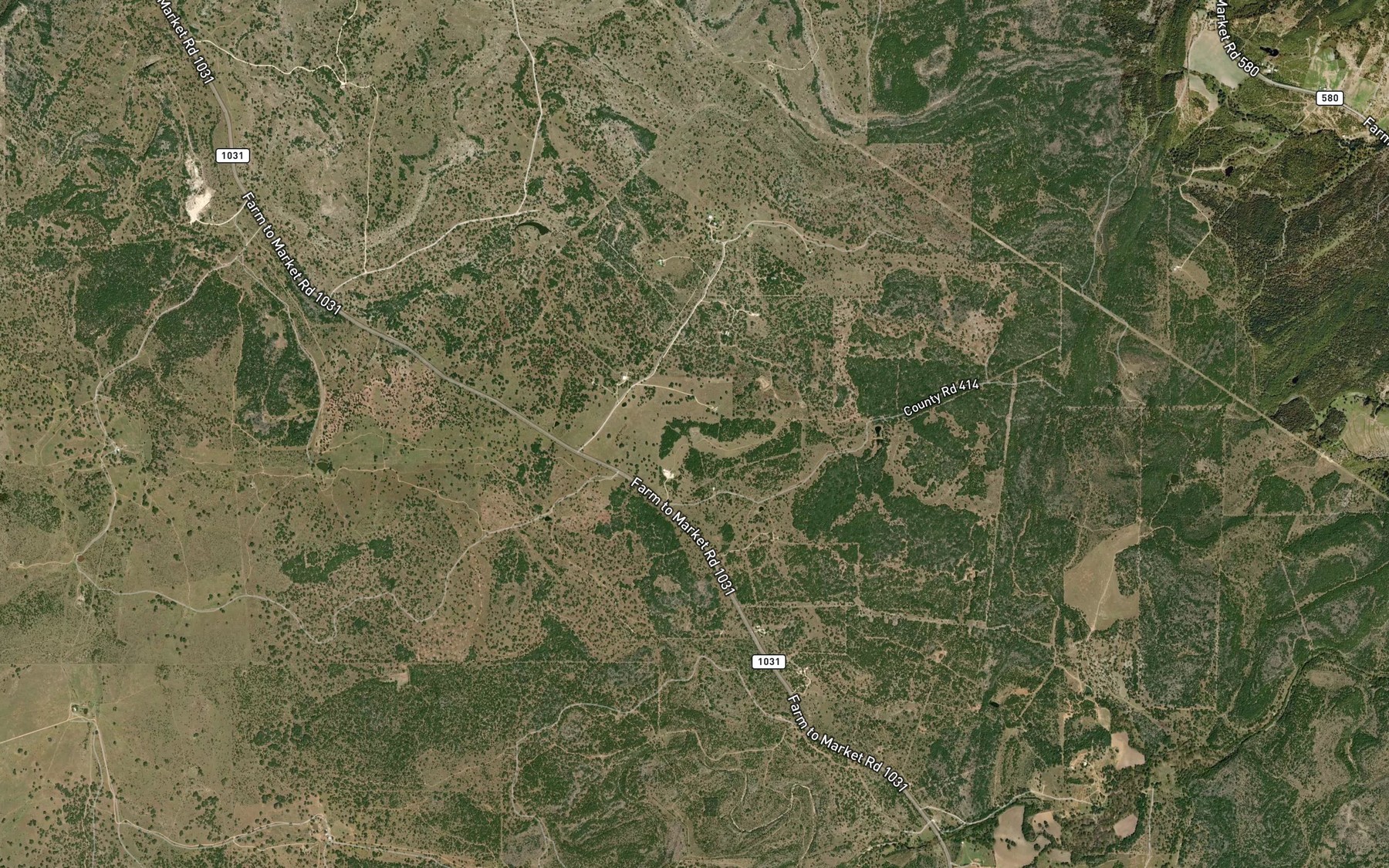 Satellite map of the Old Pond