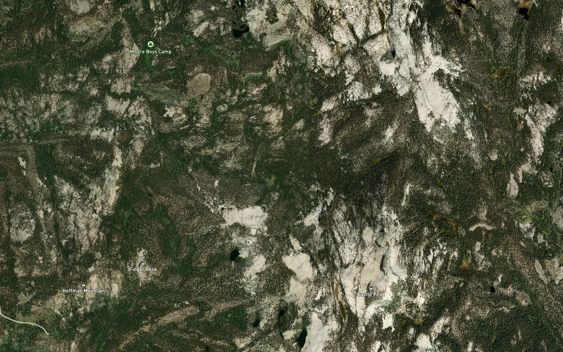Satellite map of the Indian Springs