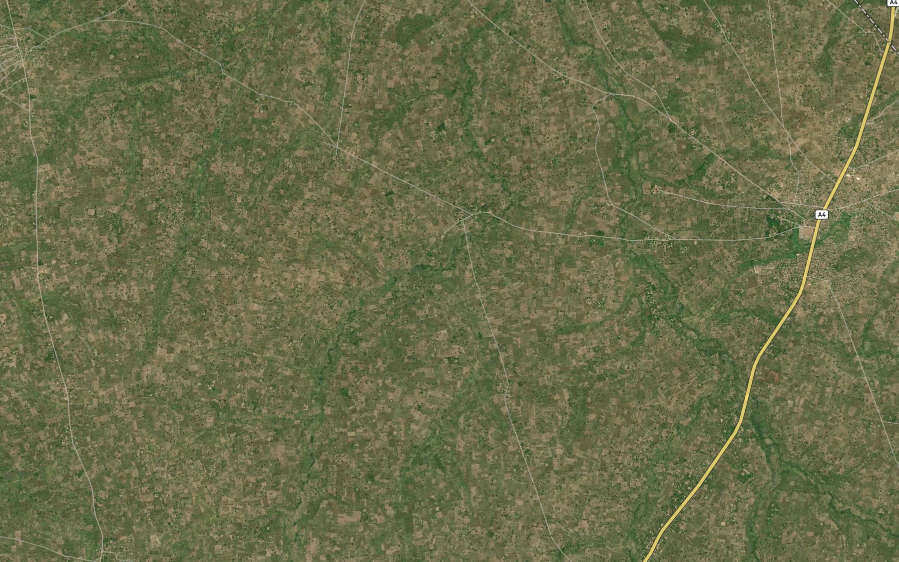 Satellite map of the River Uagber