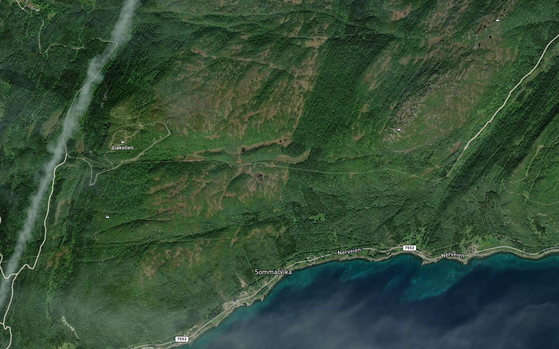 Satellite map of the Sommarvikelva