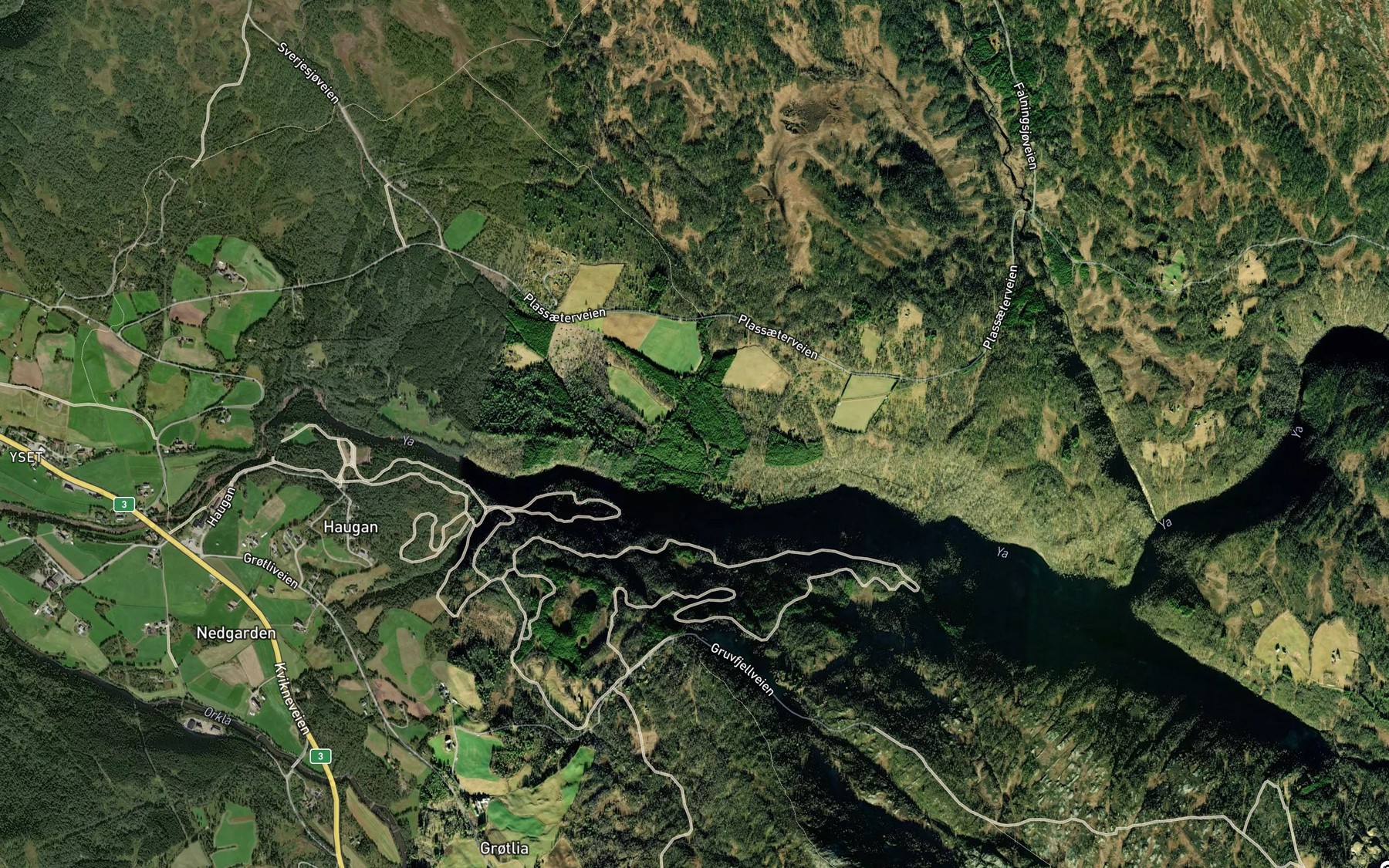 Satellite map of the Langkloppbekken