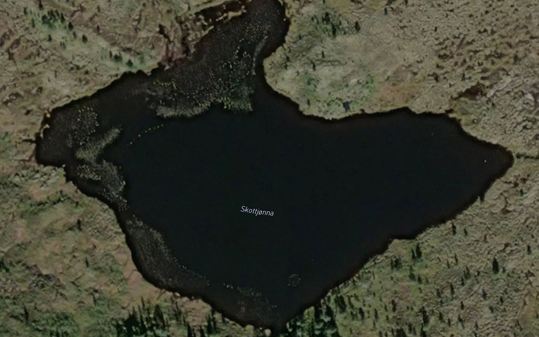 Satellite map of the Skottjorna