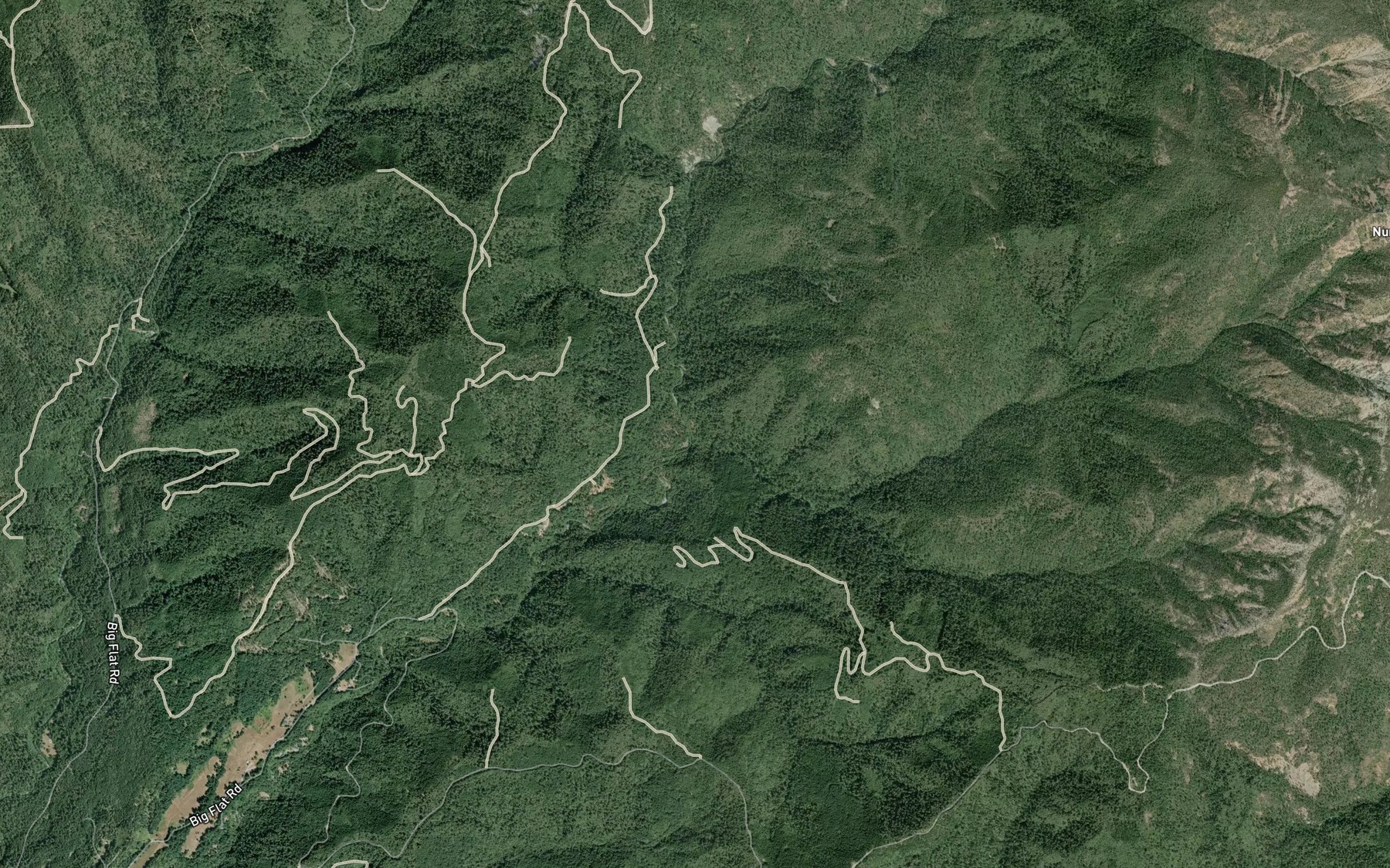 Satellite map of the Muzzleloader Creek