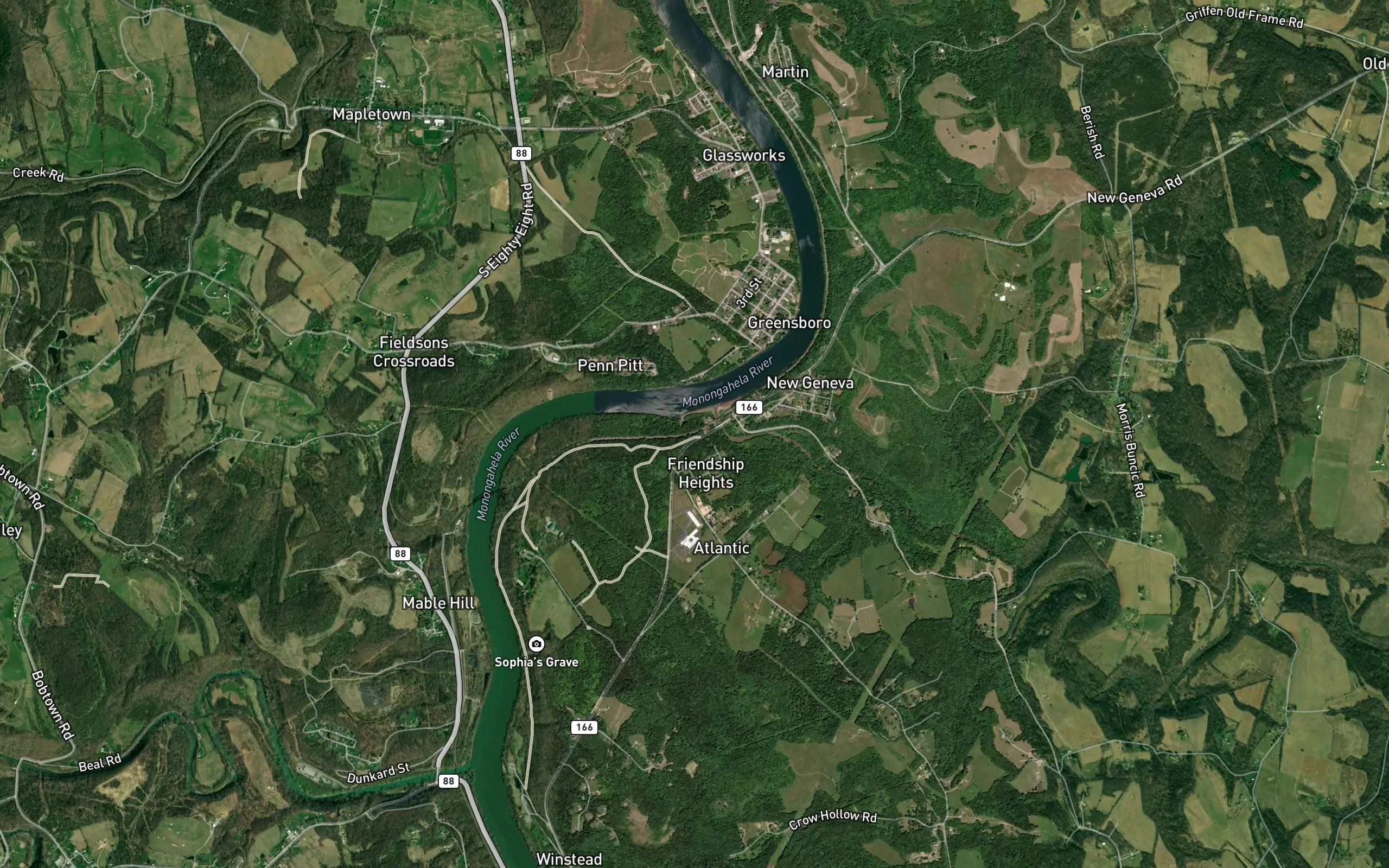 Monongahela River Pool Seven
