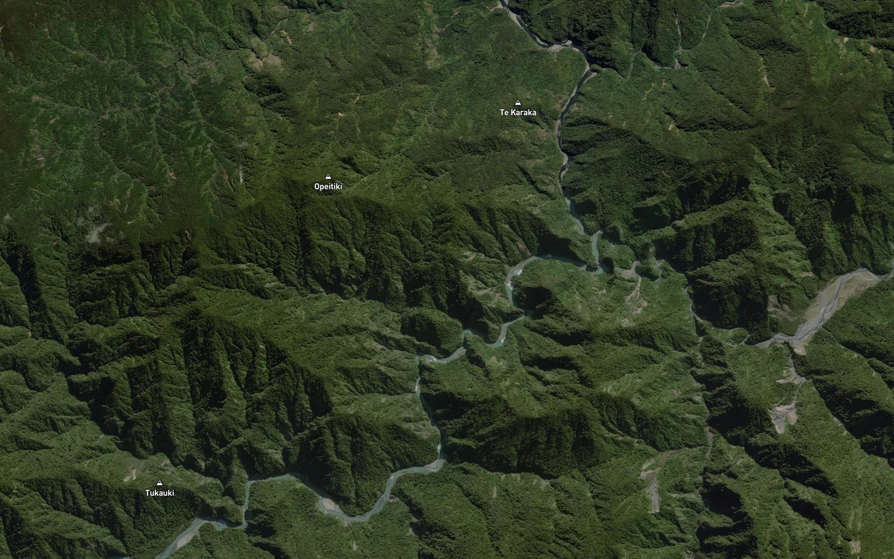 Satellite map of the The Shute