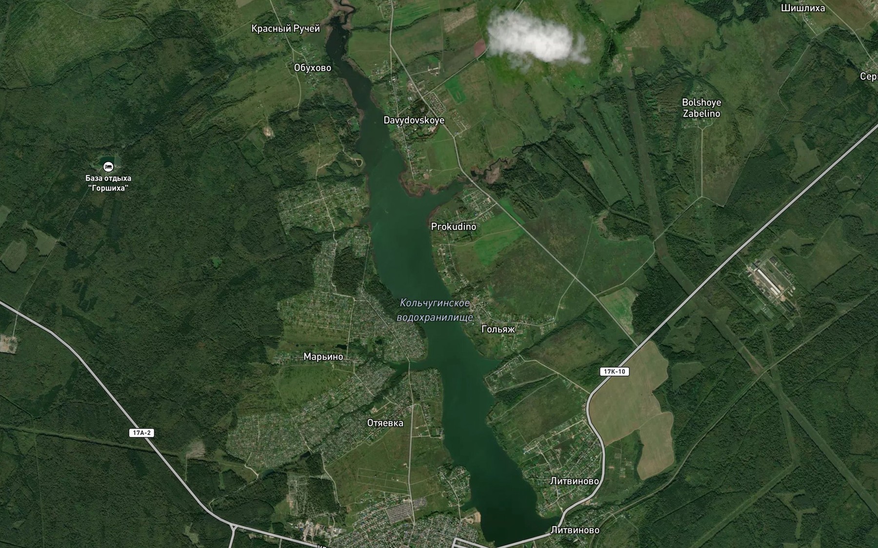 Satellite map of the Murmoga