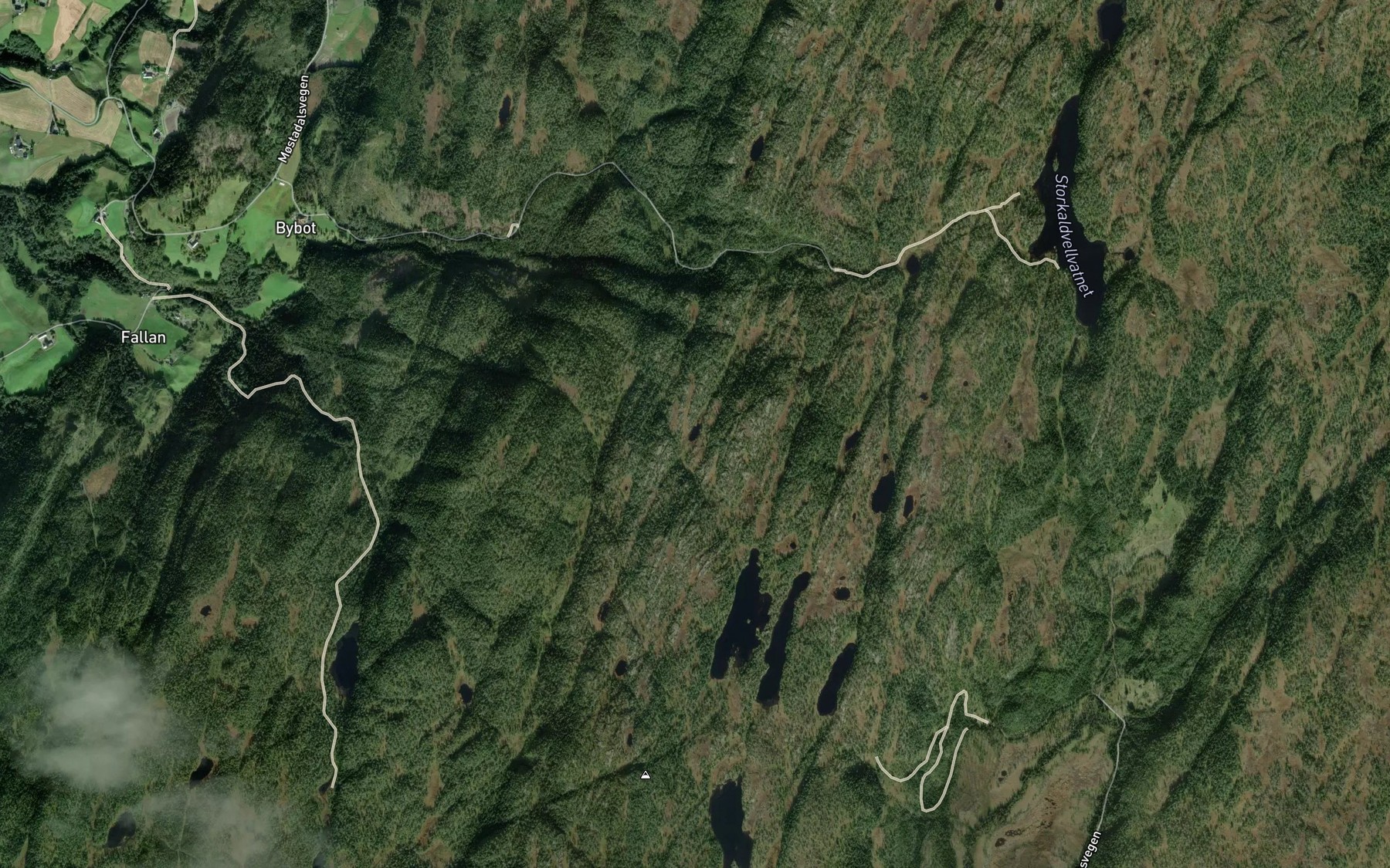 Satellite map of the Frosktjorna
