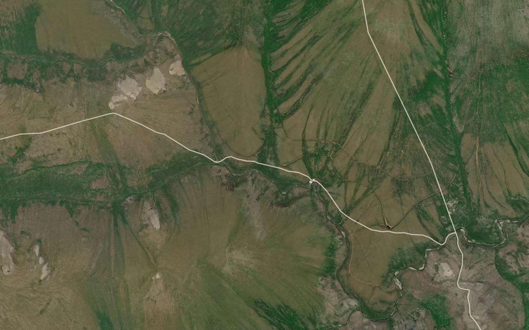 Satellite map of the John Creek