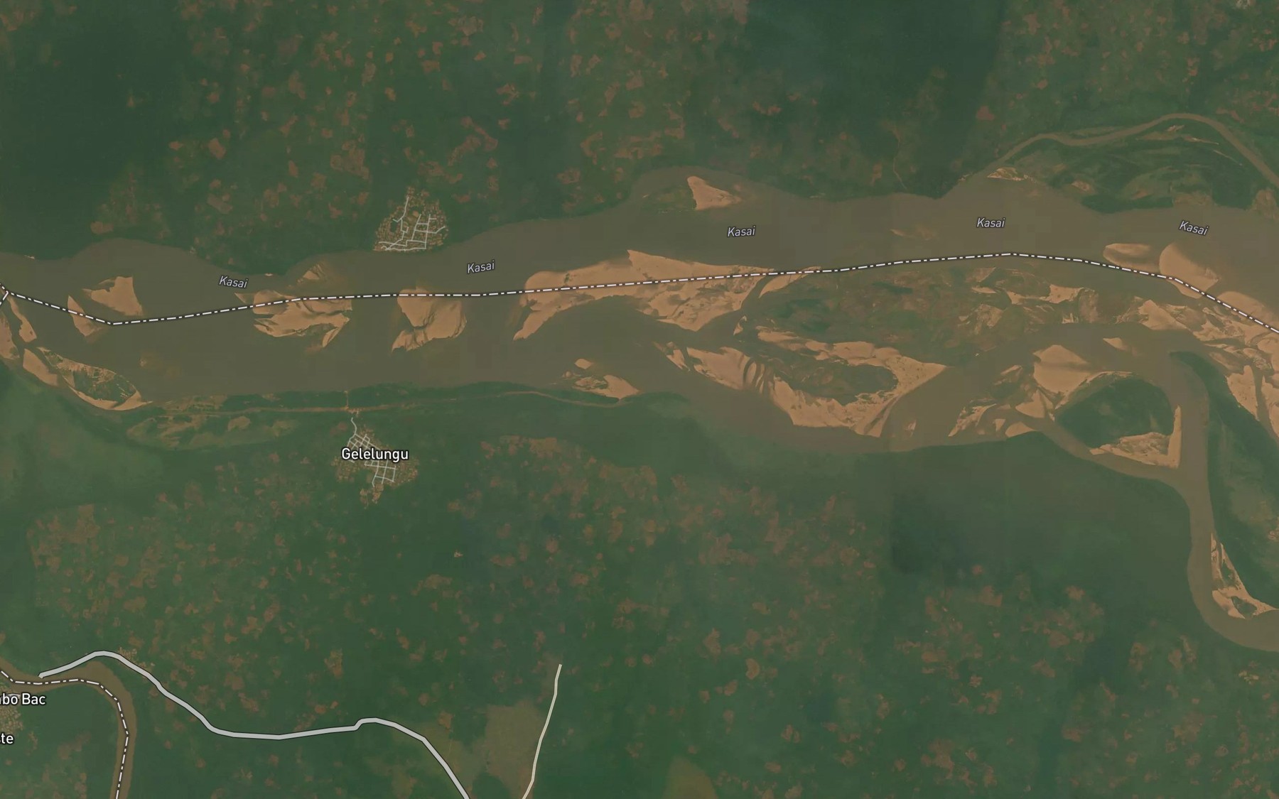 Satellite map of the Sungululu
