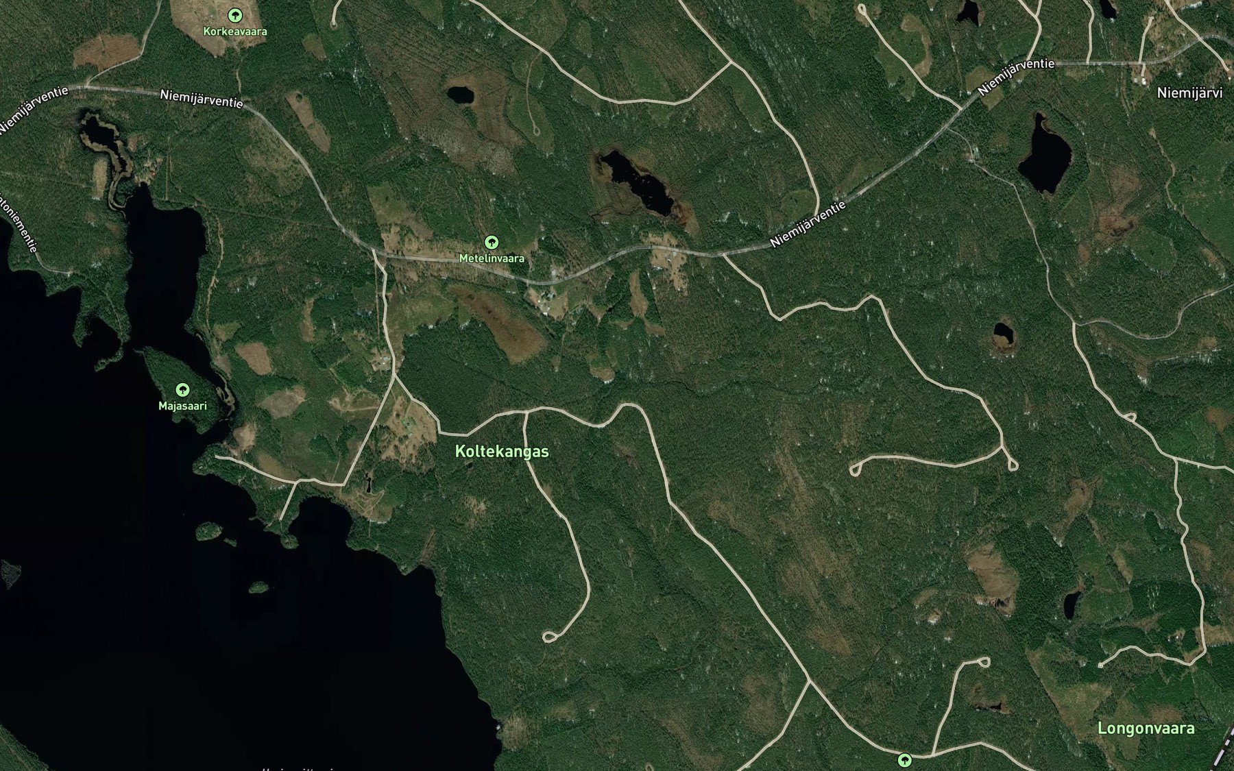 Satellite map of the Mokkilamminpuro