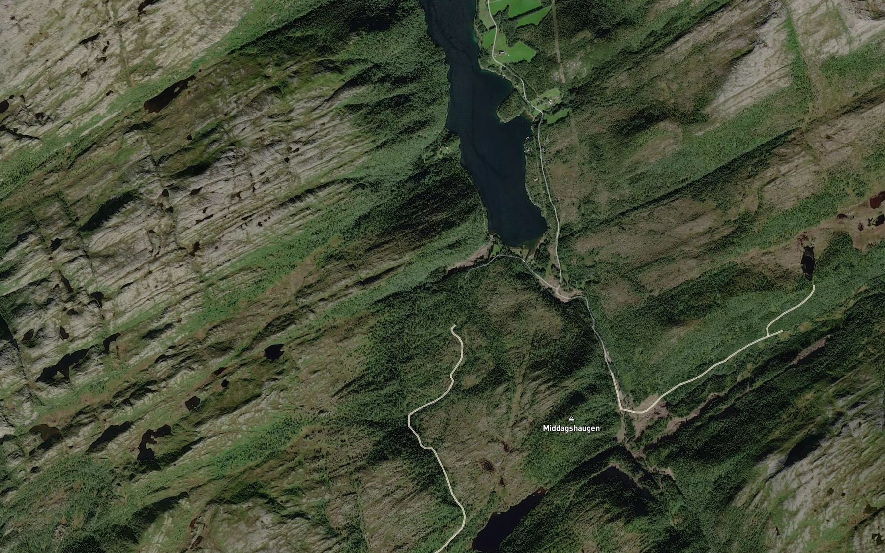 Satellite map of the Espebekken
