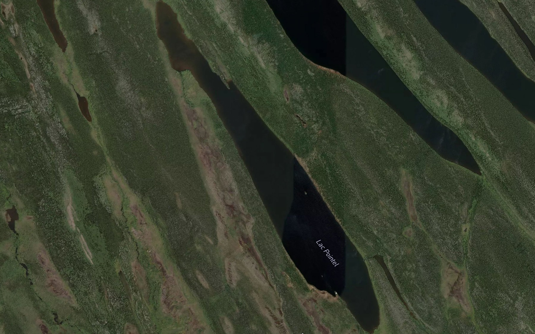 Satellite map of the Lac Pointel