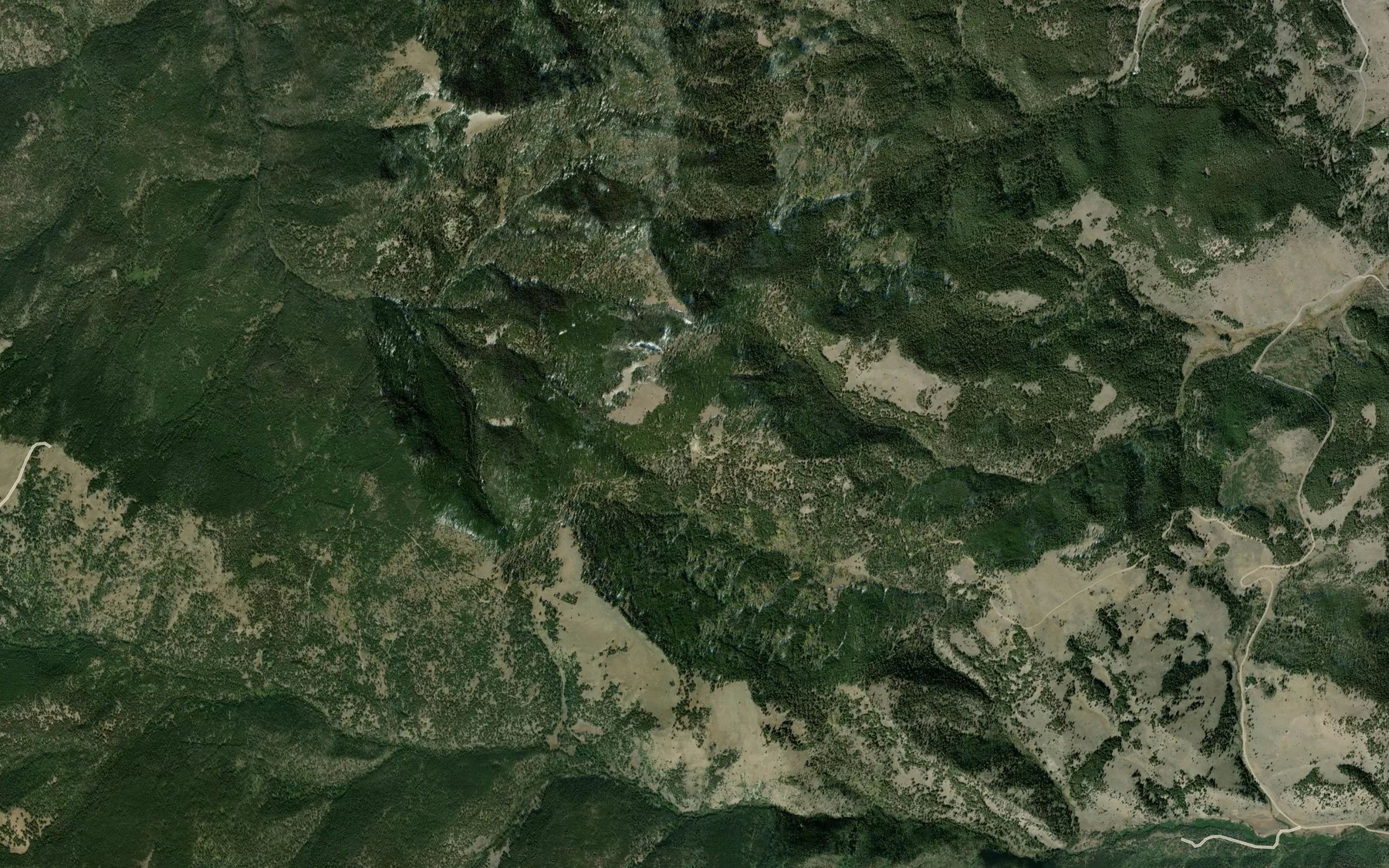 Satellite map of the Wire Spring
