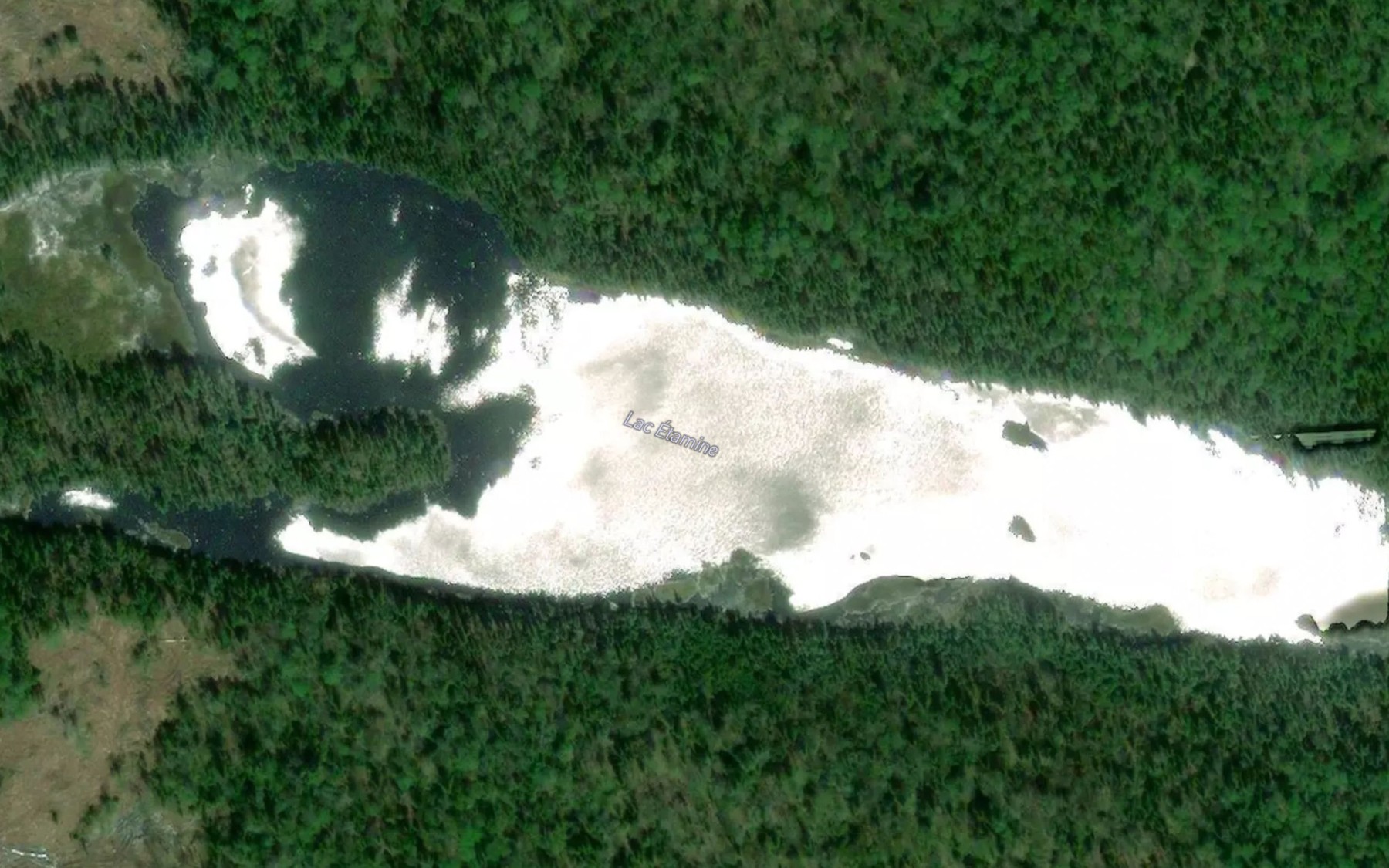 Satellite map of the Lac Etamine