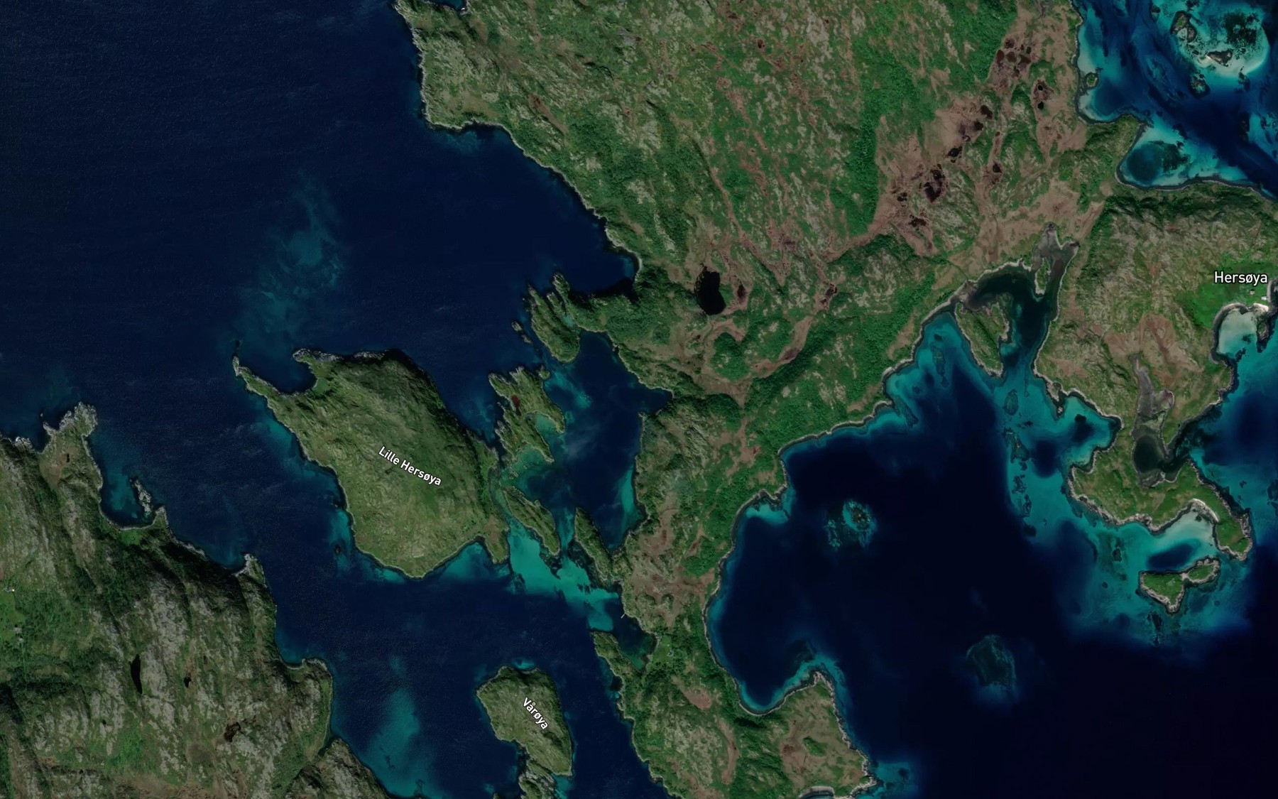 Satellite map of the Tynnbandvika