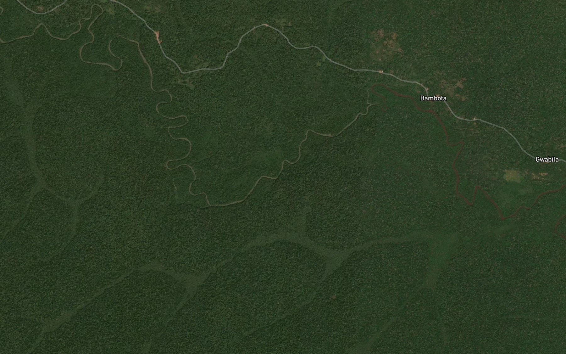 Satellite map of the Niamsinbi