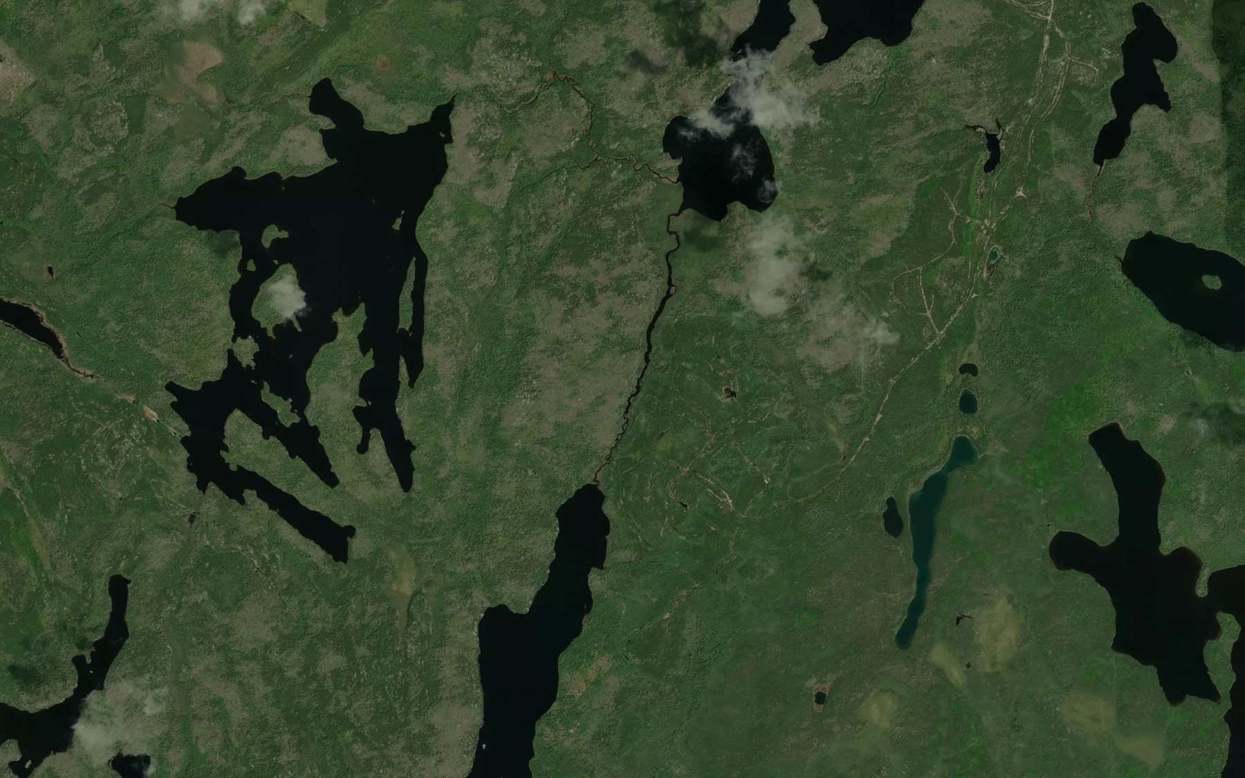 Satellite map of the Mij Creek
