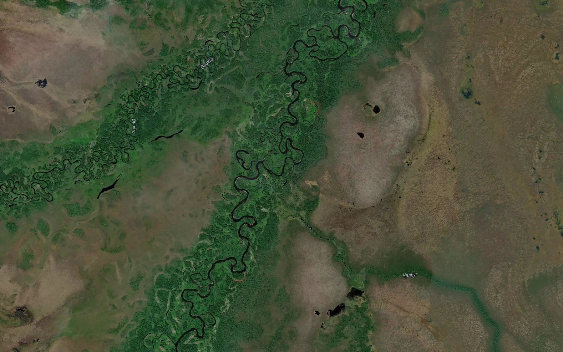 Satellite map of the Chalbug