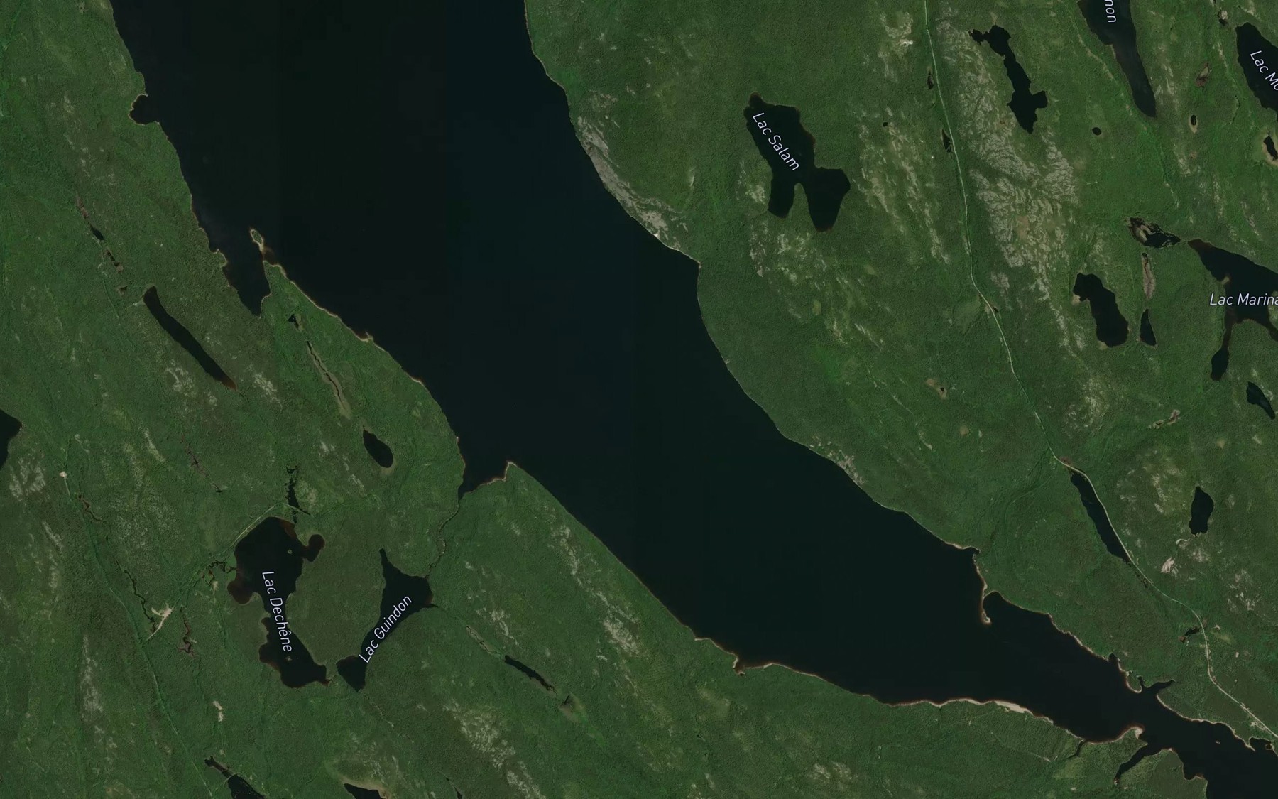 Satellite map of the Baie du Draveur