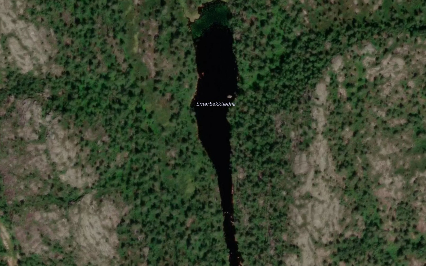 Satellite map of the Smorbekktjodna