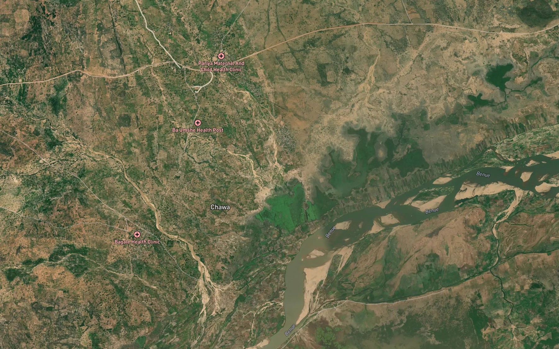 Satellite map of the Mayel Nyibire