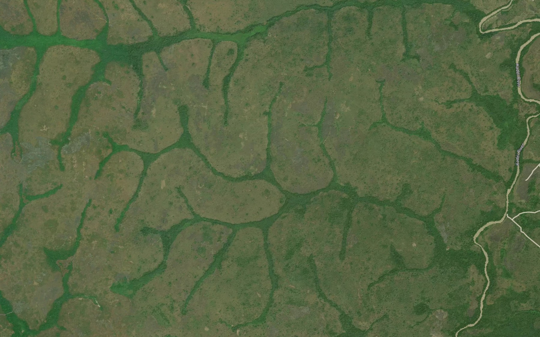 Satellite map of the Mboe