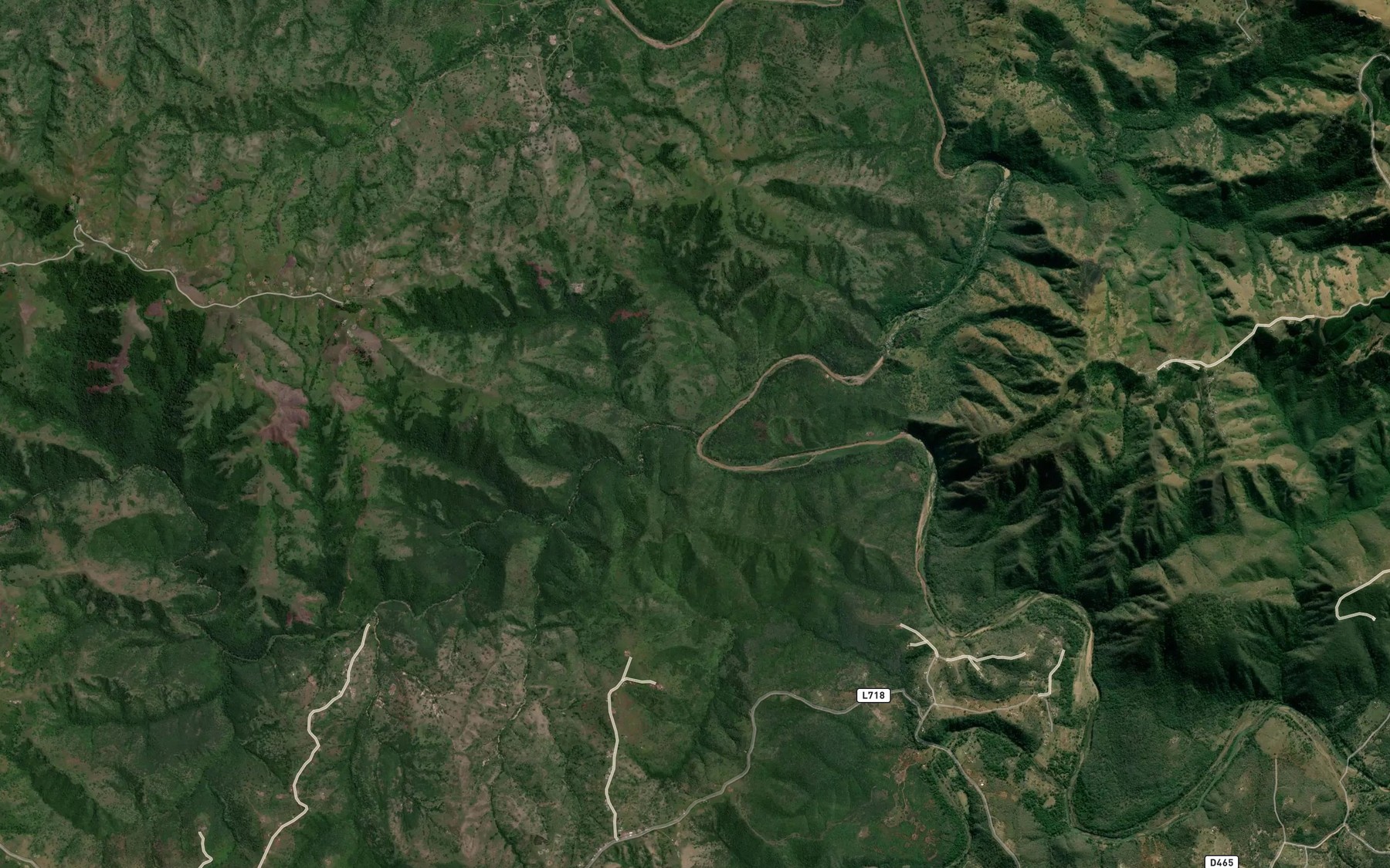 Satellite map of the Nyawushane