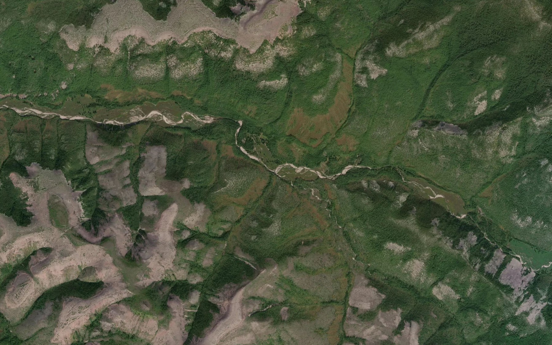 Satellite map of the Levyy Mirazh