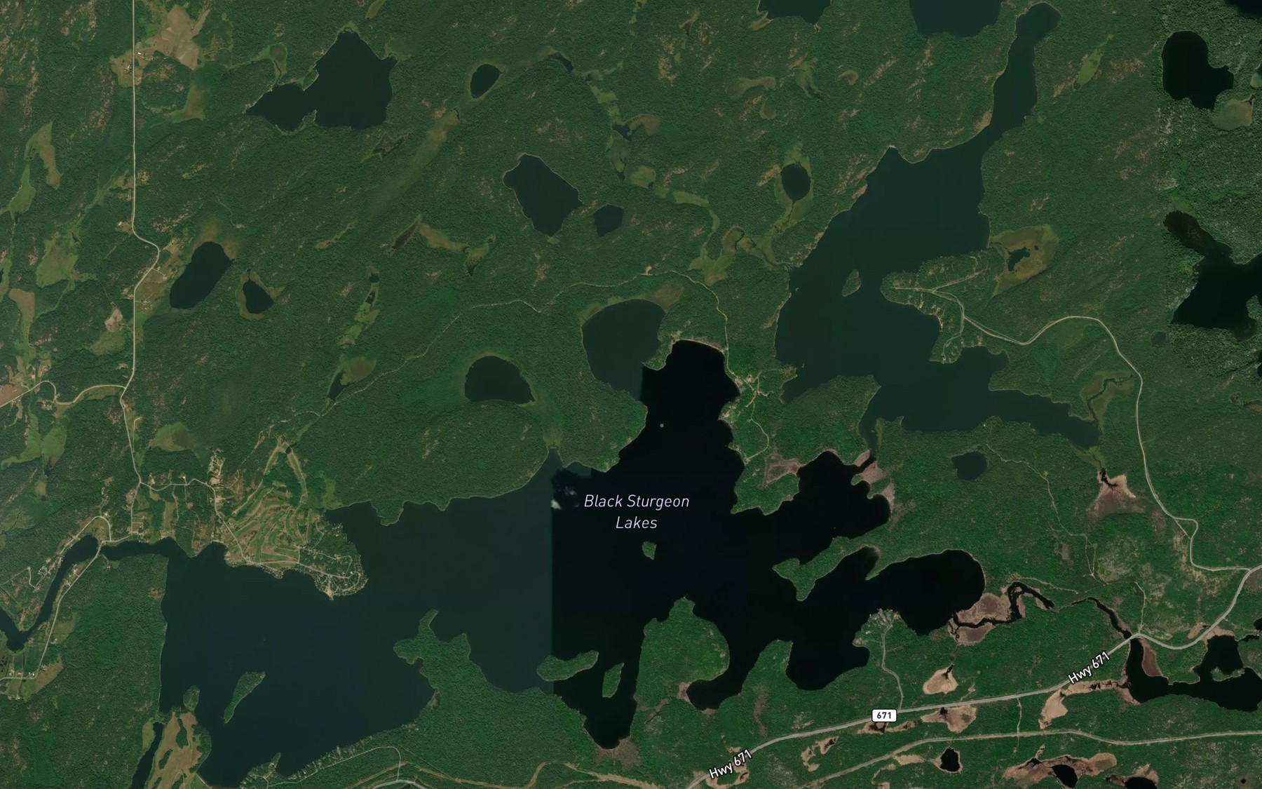 Satellite map of the Long Tent Bay