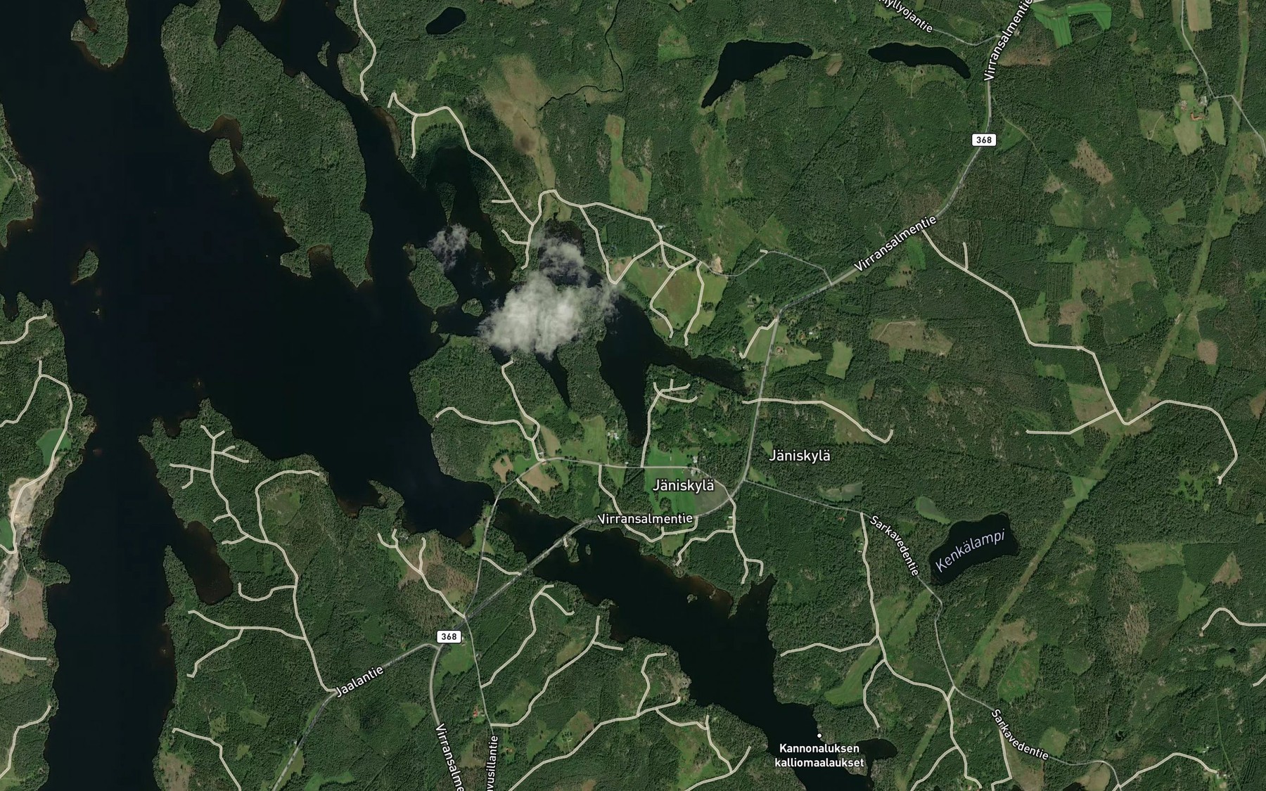 Satellite map of the Koipuranlahti