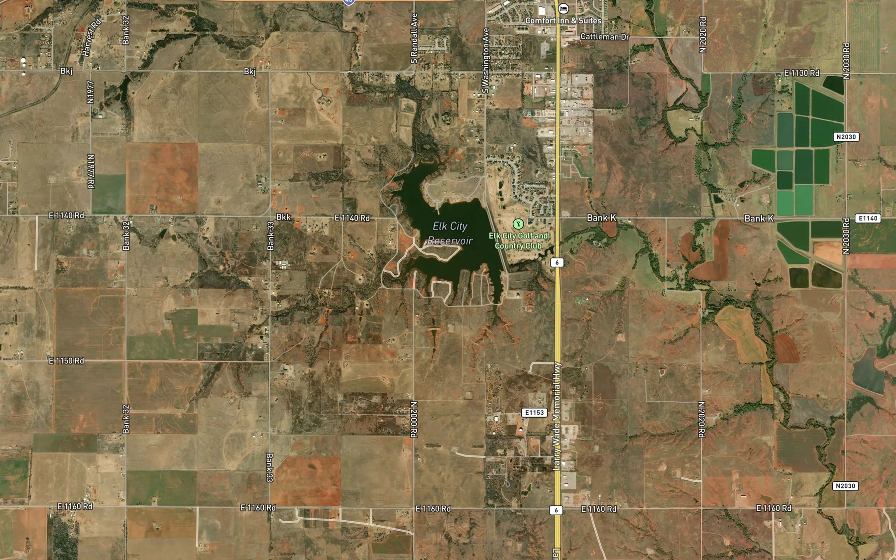 Satellite map of the Spot 2